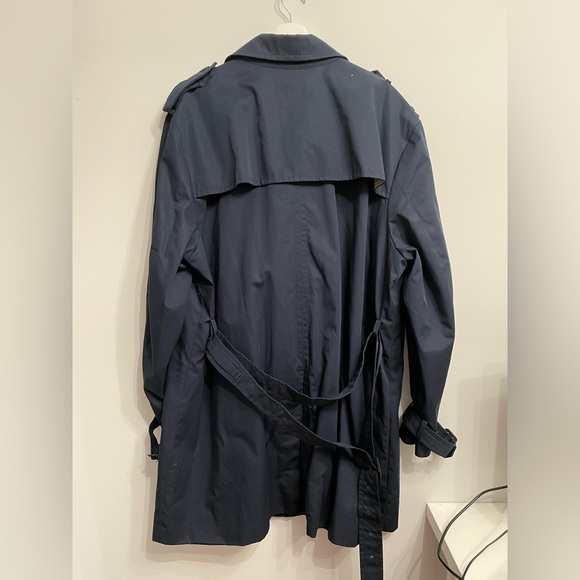 Banana Republic Navy Water Resistant Trench Coat - Picture 6 of 9
